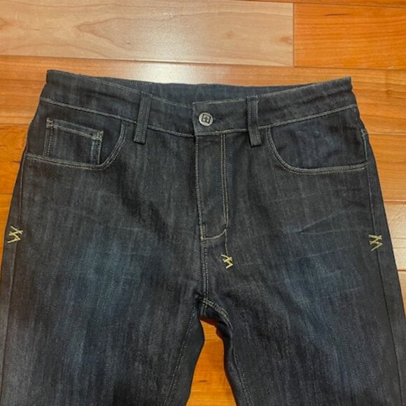 Ksubi The Mac Stretch Slim Straight Jeans After Dark - Women's Size 28 - Picture 3 of 7